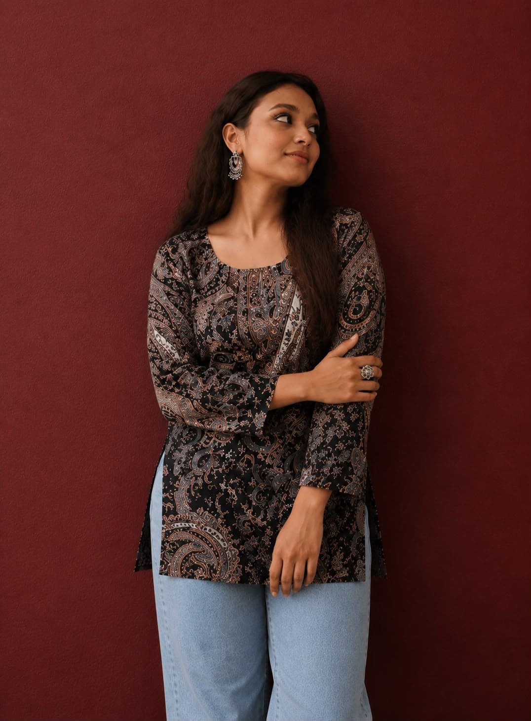 Saffron Bloom Kurta